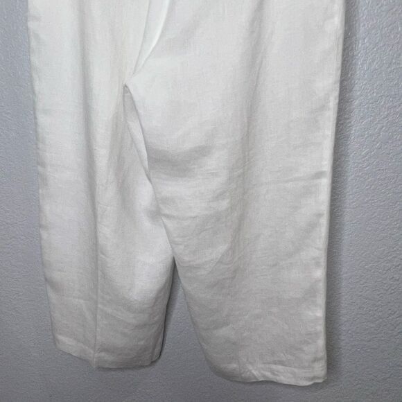 E-Col-O-Gie Linen Women Dress Ankle Pants Sz 8 - Picture 7 of 9